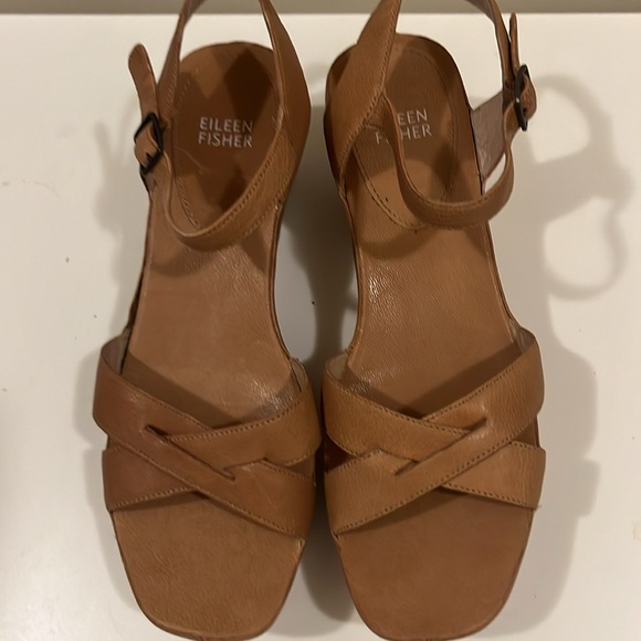 Eileen Fisher Platform Sandals - Picture 4 of 7
